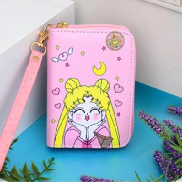 Sailor Moon Womens Zipper Wallet Purse Clutch - Picture 3 of 11
